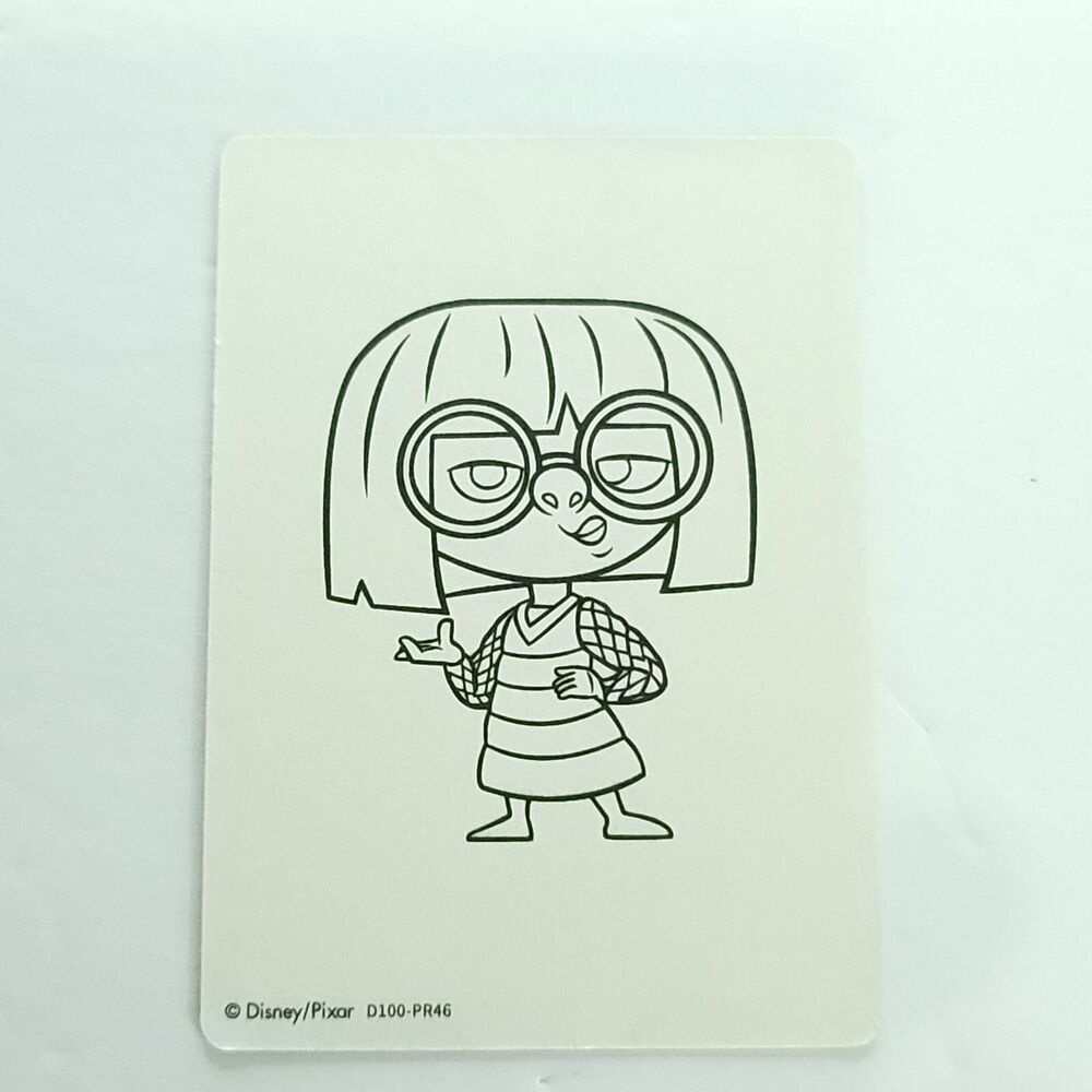 Edna 2023 Card Fun 1/1 Disney 100 Carnival  Paper Sketch Card D100-PR46